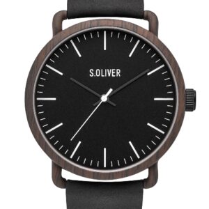 s.Oliver SO-3752-LQ Echtleder schwarz 20mm