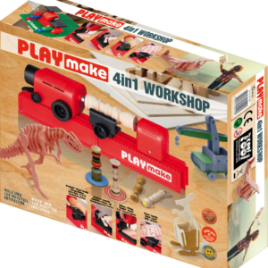 PLAYMAKE Modellbau-Werkzeugset 4in1 speziell für Kinder