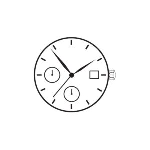 Kleinuhrwerk Quarz Japan YM22 CHR