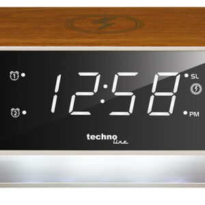 TECHNOLINE Radiowecker mit Qi-Ladefläche