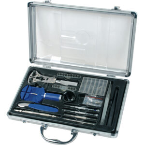 BRÜDER MANNESMANN Uhrmacher Werkzeugsset im Alukoffer