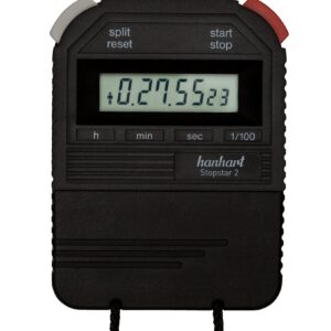 Hanhart Stoppuhr mit 2 Tasten Bedienung