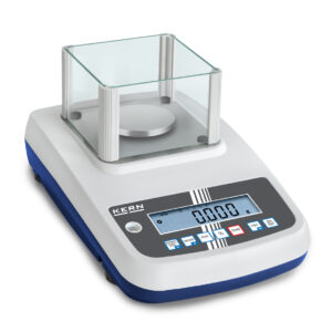 Präzionswaage Kern EWJ 600-2M, 0,01g-600g, mit Datenschnittstelle - INKLUSIVE EICHUNG