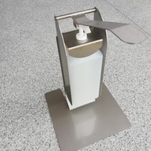 PREISKNALLER - Spender für Desinfektionsmittel zum Aufstellen