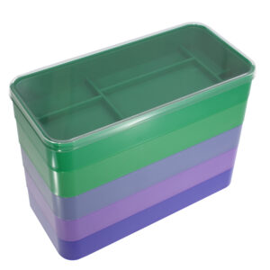 Sortiment Werkschale, länglich, stapelbar, 5 Stück