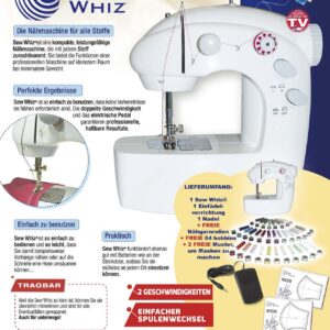 Nähmaschine Sew Whiz® inklusive Netzadapter