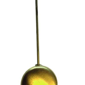 Mechanik-Jockelependel Messing gelb mattiert; L:32mm, Ø:16mm