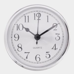 Einsteckwerk GD Ø 78mm, Zifferblatt silber, arabische Zahlen