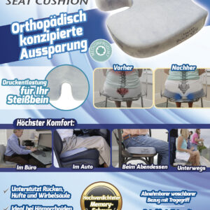 Original Backright Seat Cushion - orthopädisches Sitzkissen