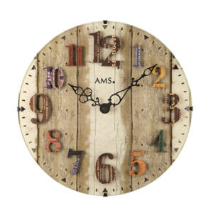 AMS Quarz-Wanduhr Vintage