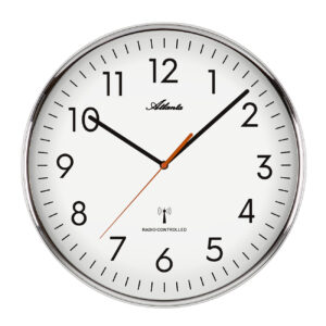 Atlanta 44990 Funk-Wanduhr silber