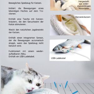 Katzenspielzeug Magic Fish