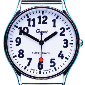 Uhren Manufaktur Ruhla - Spezialuhr - extra große Ziffern - kontrastreich - für Menschen mit Sehschwäche