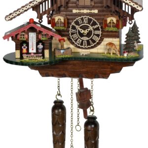 Kuckucksuhr mit Wetterhäuschen Sonnenbühl