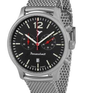 MESSERSCHMITT Funktions-Chronograph mit Milaneiseband