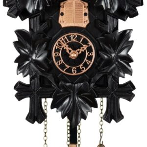 Kuckucksuhr Effectline kupfer - schwarz