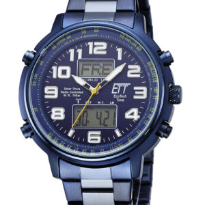 Eco Tech Time Solar Drive Funk Hunter II Herrenuhr - EGS-11445-32M