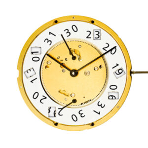 Kleinuhrwerk Quarz Ronda 7004.P, KLS Big Date auf 1, Retro