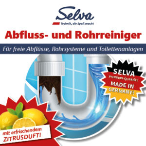 SELVA Abfluss- und Rohrreiniger - endlich freie Abflüsse!