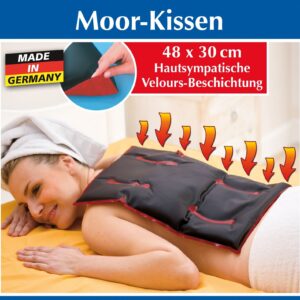 Moorkissen für die Extraportion wohltuende Wärme - hautsympathische Velourbeschichtung