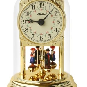 Haller Quarz-Jahresuhr Laure mit Schwarzwald-Figuren