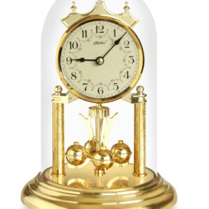 Haller Quarz-Jahresuhr Lucie mit Blumengirlande