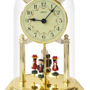 Haller Quarz-Jahresuhr Giselle mit Schwarzwaldfiguren