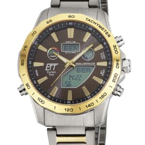 EXKLUSIV-ANGEBOT: ETT Solar Drive Funk Herrenuhr K2 World Timer - EGT-11428-51M