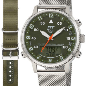 Eco Tech Time Solar Drive Funk Adventure Herrenuhr mit Wechselband - EGS-11474-82MN