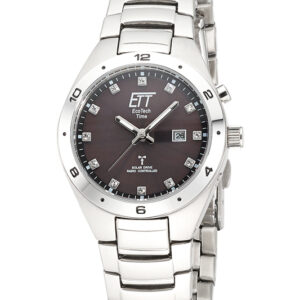 Eco Tech Time Solar Drive Funk Altai Damenuhr - ELS-11442-21M - Lieferung inklusive Ladelampe