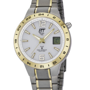 Eco Tech Time Solar Drive Funk Basic Titan Herrenuhr - EGT-11410-40M