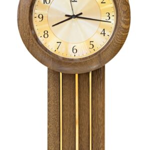SELVA Funk-Pendelwanduhr Eiche Gilching
