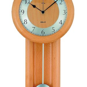 SELVA Funk-Pendelwanduhr Buche Grafing
