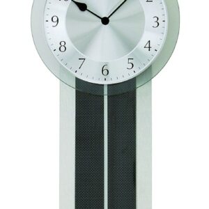 SELVA Funk-Pendelwanduhr Carbon-Optik Taching