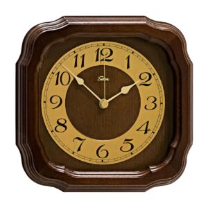 SELVA Funk-Wanduhr Nussbaum Frauenau