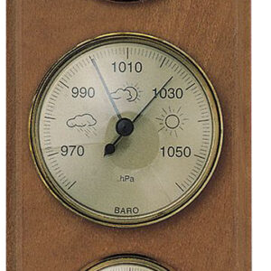 Wetterstation Made in Germany, Eiche rustikal