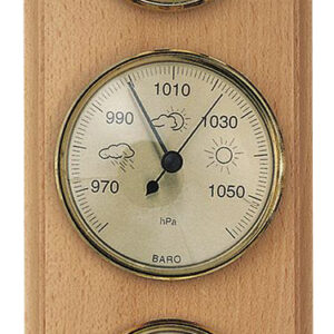 Wetterstation Made in Germany, Buche natur