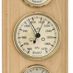Wetterstation Made in Germany, Naturholz