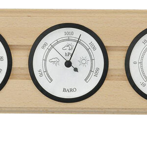 Wetterstation Made in Germany, Buche natur