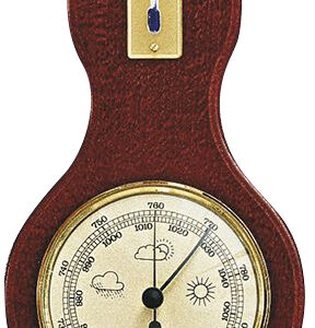 Wetterstation Made in Germany, Mahagoni