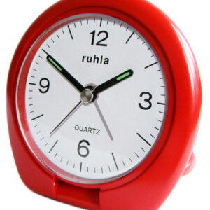 UMR Quarzwecker rot, mit Weckwiederholung, Licht und Leuchtzeiger
