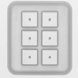 Silikonform Würfel 16x16mm, 6-teilig - für Gießharz u.a.