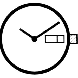 Kleinuhrwerk Quarz Ronda 517, Std.-H 1,75 SC, Tag-Datum 3