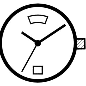 Kleinuhrwerk Quarz Ronda 515, Std.-H 1,75 SC, D6, Tag 12