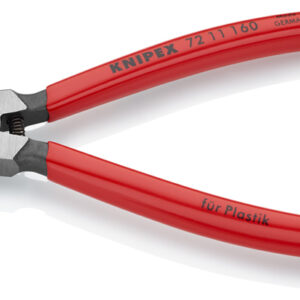 Knipex Seitenschneider für Kunststoff, Länge 160mm, 45° abgewinkelt