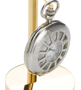 Taschenuhrständer vergoldet