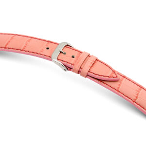 Lederband Jackson 20mm rosa mit Alligatorprägung