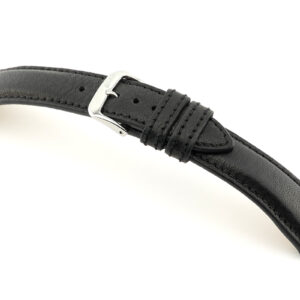 Lederband Sherwood 24 mm schwarz BIO