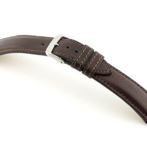 Lederband Sherwood 24 mm mokka BIO