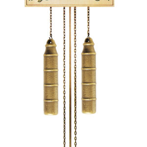 AMS Pendelwanduhr Bauernstil, handbemalt mit 8-Tage Kettenzugwerk